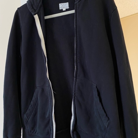 Rag & Bone Hoodie Black Small - Picture 3 of 3